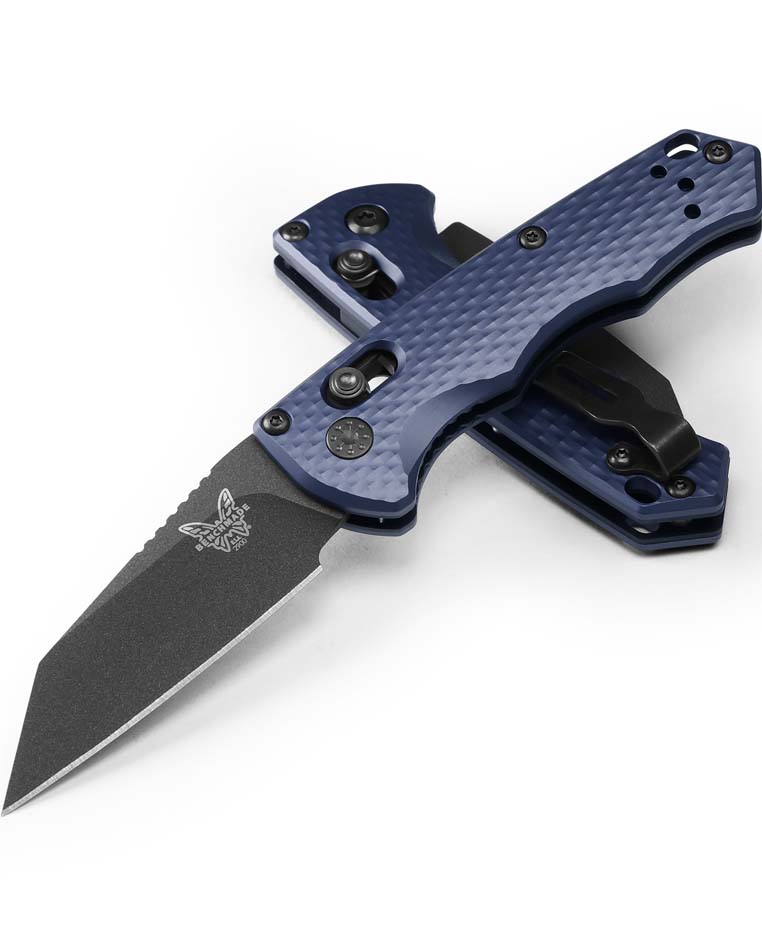 Benchmade 2900BK Auto Immunity 2.5" Cobalt Black AXIS Lock Crater Blue AUTOMATIC Knife