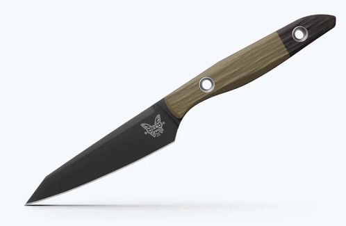 Benchmade 4045BK-01 CPM-154 Stainless Steel Clip Point, OD Black G10 Handle Paring Knife - 4045BK-01