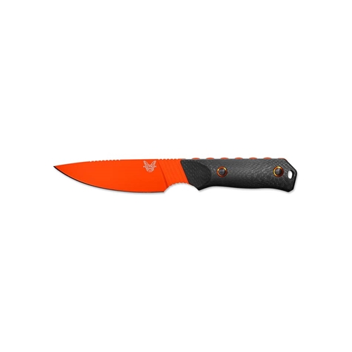 Benchmade 15600OR Raghorn 4.64" CPM-CruWear Fixed Blade Carbon Fiber Knife - 15600OR