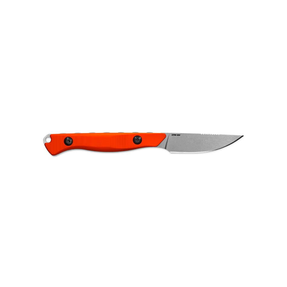 Benchmade 15700 Flyaway 2.7" CPM-154 Fixed Blade Small Game Knife Orange G10 Handle - 15700