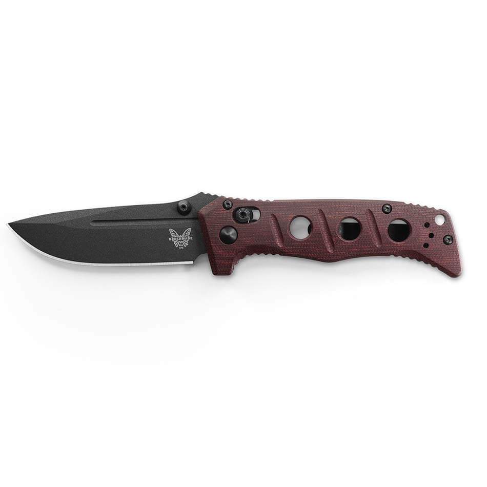  Benchmade 273BK-2201 Shane Sibert Mini Adamas Folding Knife 3.25" CruWear Micarta Handles SHOT SHOW 2022 - 273BK-2201