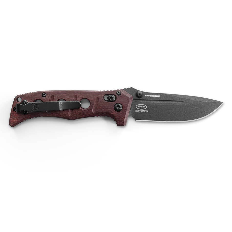  Benchmade 273BK-2201 Shane Sibert Mini Adamas Folding Knife 3.25" CruWear Micarta Handles SHOT SHOW 2022 - 273BK-2201