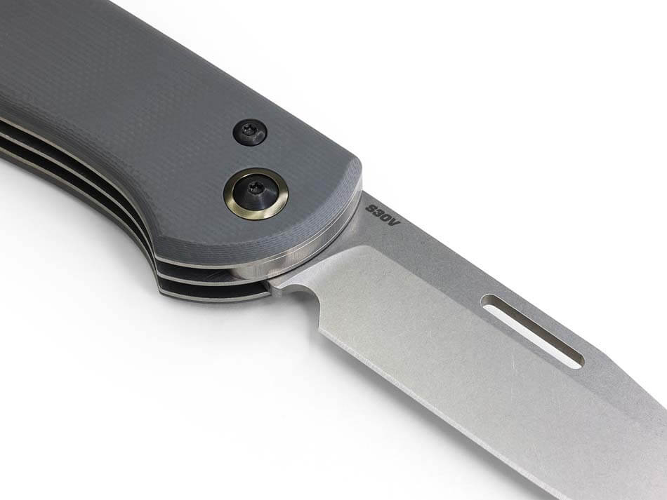 Benchmade 317 Weekender 2.97" Multi-Bladed Bottle Opener Pocket Knife Cool Gray G10 - 317