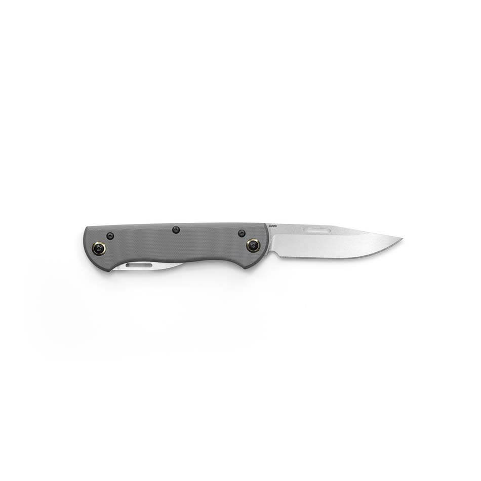 Benchmade 317 Weekender 2.97" Multi-Bladed Bottle Opener Pocket Knife Cool Gray G10 - 317
