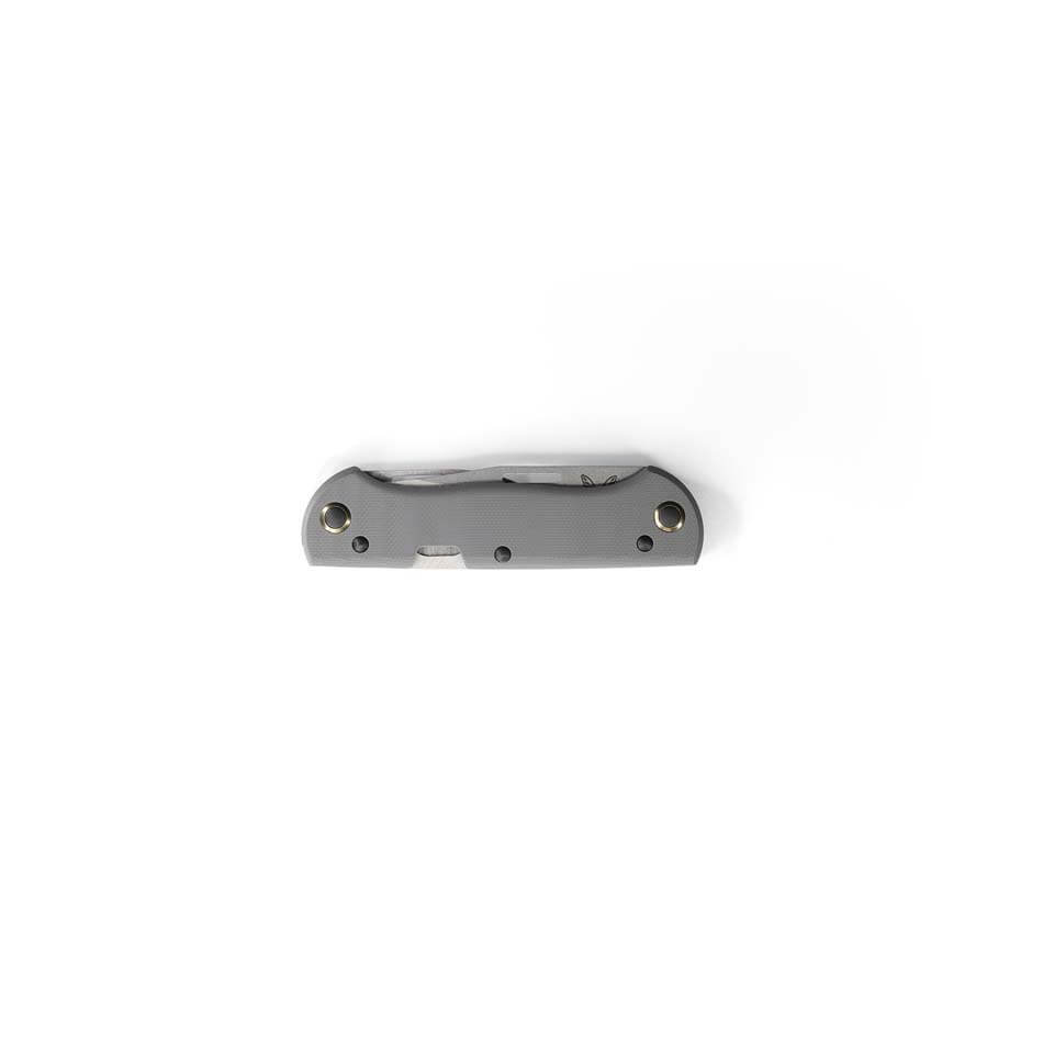 Benchmade 317 Weekender 2.97" Multi-Bladed Bottle Opener Pocket Knife Cool Gray G10 - 317