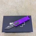 Boker USB OTF Auto Knife Purple Aluminum Handle D2 1.75" Plain Black Blade 06EX277SOI Boker USB OTF Auto Knife Purple Aluminum Handle D2 1.75" Plain Black Blade 06EX277SOI
