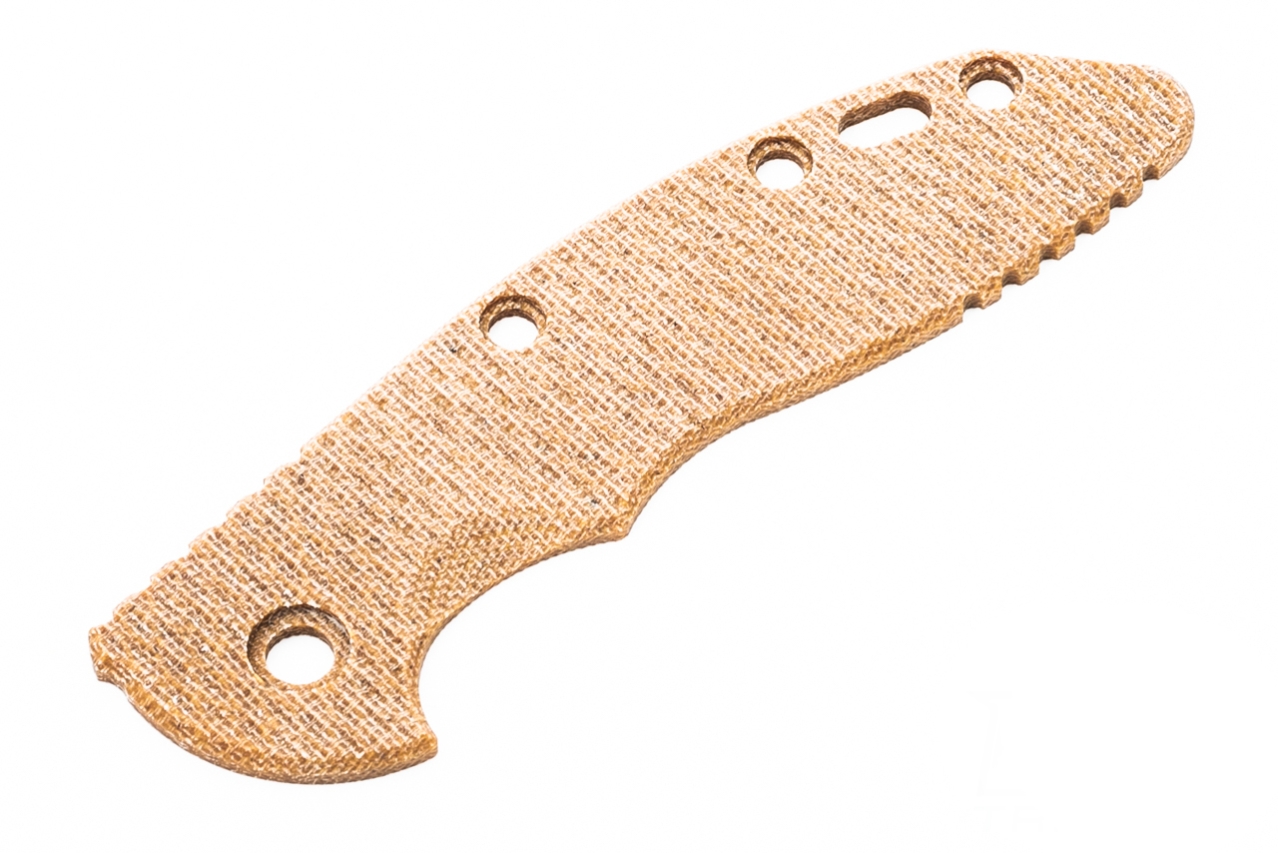 Hinderer XM-18 3.5" Textured Micarta Natural Scale