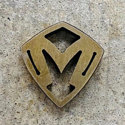 Medford Crest Charm Bronze Ano - Medford Crest Charm Bronze Ano