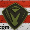 Medford Shield Velcro Patch OD Green Background with Black Shield