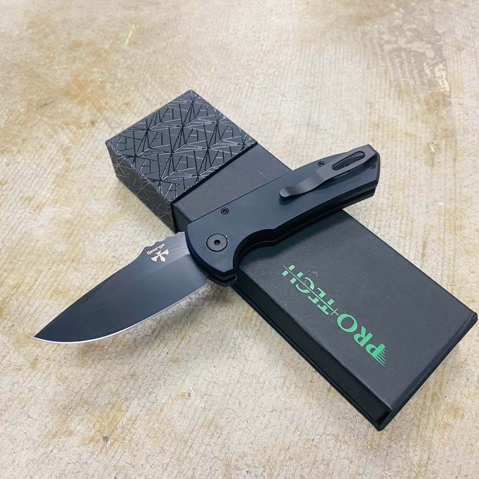 Protech LG403-LH Les George SBR LEFT HANDED Short Bladed Rockeye