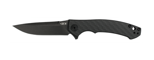 Zero Tolerance 0450CF Dmitry Sinkevich Flipper 3.25" S35VN Black Blade, Carbon Fiber and Titanium Handles - 0450CF