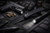 Protech DS103 Oligarch Dmitry Sinkevick Design Solid Black Aluminum Handles, DLC Black Magnacut Blade Knife Protech DS103 Oligarch Dmitry Sinkevick Design Solid Black Aluminum Handles, DLC Black Magnacut Blade Knife