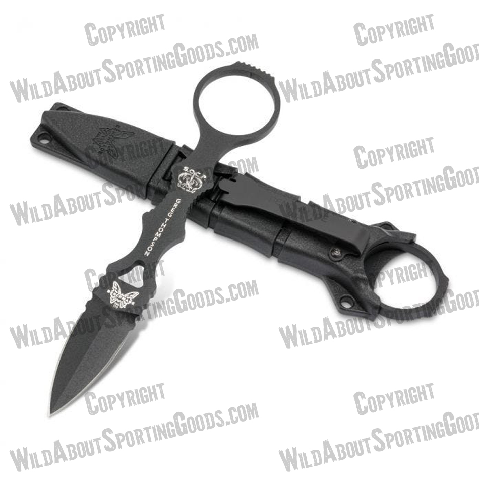 Benchmade 173BK SOCP Dagger 2.22" Black Blade, Black Sheath