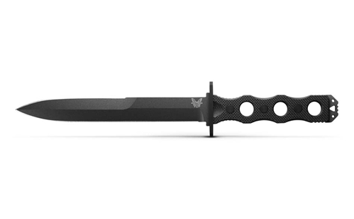Benchmade 185BK SOCP Blade 7.11" Fixed Black Blade Tactical Knife - 185BK