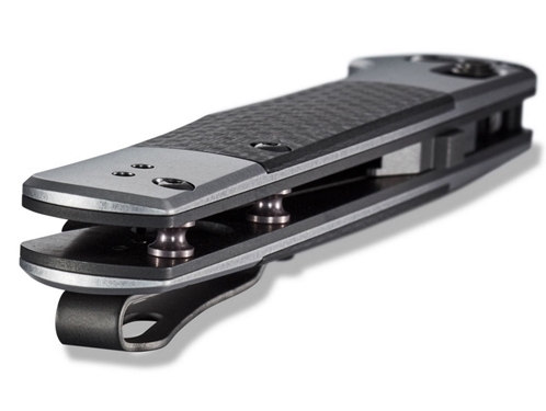 Benchmade 4170BK Auto Fact, 3.95" Black DLC Coated CPM-S90V Spear-point Blade, Aluminum w/Carbon Fiber Inlays Handle Knife - 4170BK