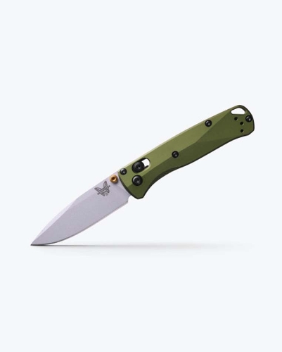Benchmade 533SL-10 MINI Bugout AXIS Folding Knife 2.82" CPM-S90V Woodland Green Handles  - 533SL-10