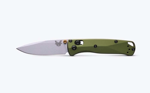 Benchmade 533SL-10 MINI Bugout AXIS Folding Knife 2.82" CPM-S90V Woodland Green Handles  - 533SL-10