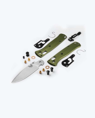 Benchmade 533SL-10 MINI Bugout AXIS Folding Knife 2.82" CPM-S90V Woodland Green Handles  - 533SL-10