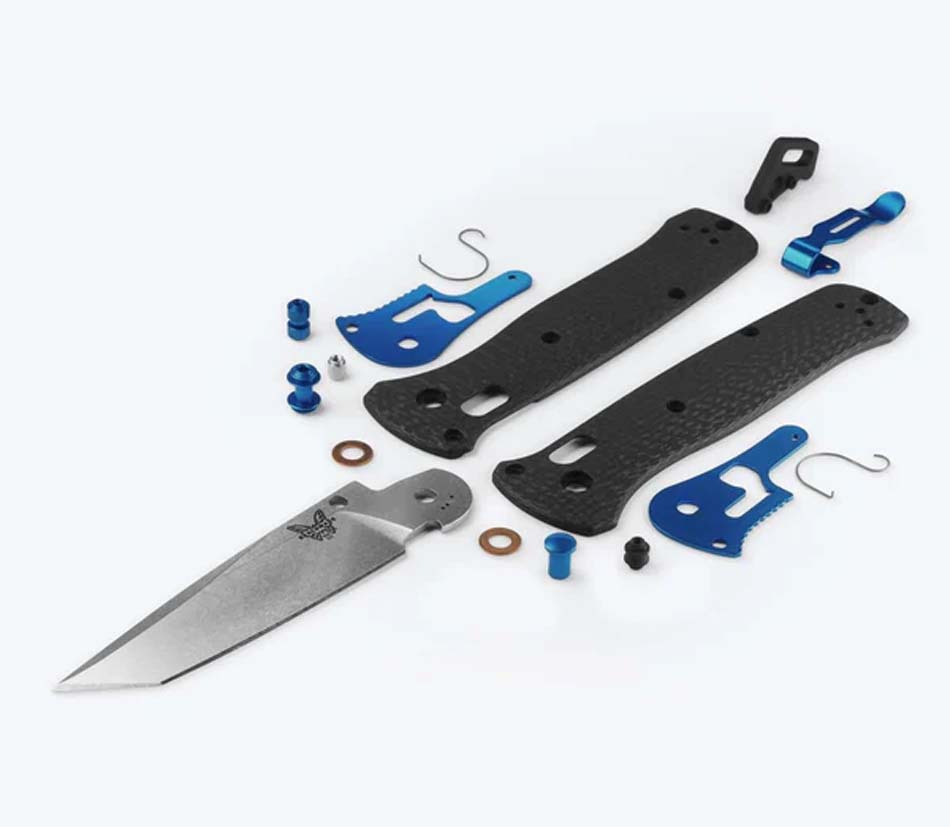 Benchmade 537-09 Bailout 3.38" M390 TANTO Blade Carbon Fiber Handles Ultralight Knife - 537-09