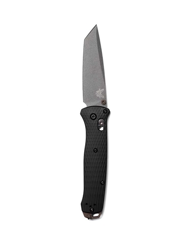 Benchmade 537GY-03 Bailout BLACK HANDLE CPM-M4 Black Blade 3.38" Ultralight Knife with Glass Breaker - 537GY-03