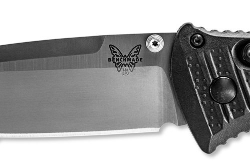 Benchmade 570-1 Presidio II Folding Knife 3.72" Satin S30V Blade Black Molded CF-Elite Handle - 570-1