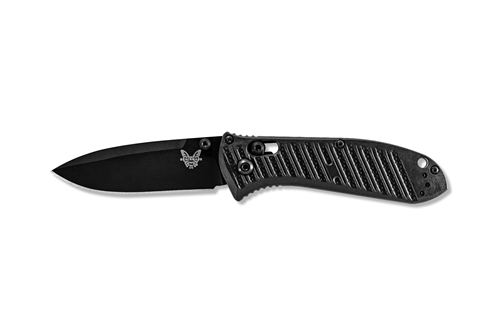 Benchmade 575BK-1 Black Mini Presidio II Folding Knife 3.20" Satin S30V Blade Black Molded CF-Elite Handle - 575BK-1