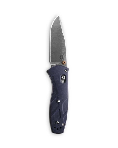 Benchmade 585-03 Mini-Barrage AXIS-Assisted 2.91" CPM-S30V Blade Blue Canyon Richlite Handle Knife - 585-03