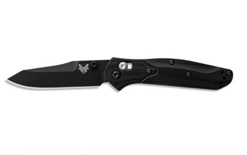 Benchmade 945BK-1 Mini Osborne 2.9" Black AXIS Lock Knife Black G-10 - 945BK-1