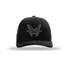 Benchmade Black/Charcoal/Loden/Royal Favorite Trucker hat Benchmade Black/Charcoal/Loden/Royal Favorite Trucker hat 