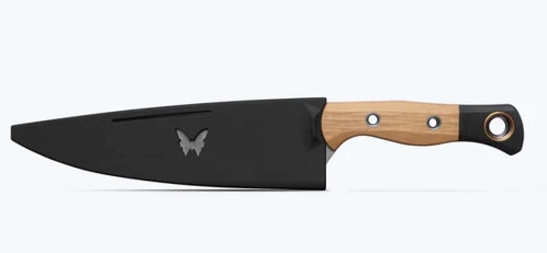 Benchmade 4025-02 Chef Knife, 8.04" CPM-154 wear resistant stainless steel (58-61HRC), Maple Valley Richlite G10 Black G10 Bolster Handle  - 4025-02