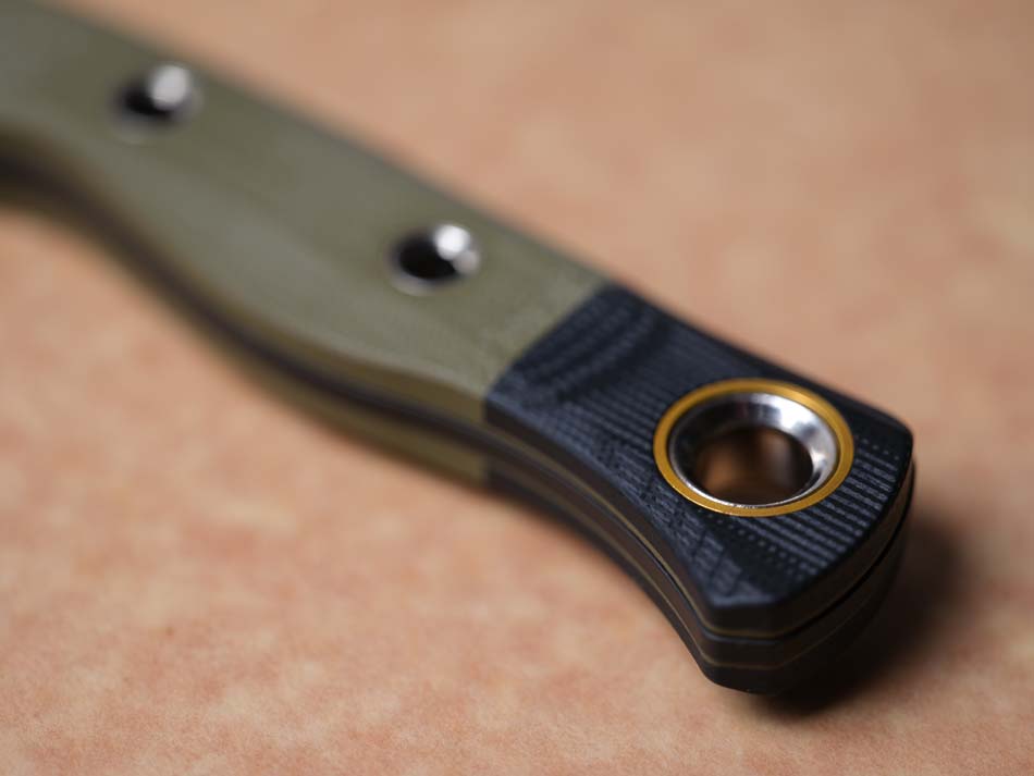 Benchmade 4025BK-01 Chef Knife, 8.04" DLC CPM-154 wear resistant stainless steel (58-61HRC), OD Green G10 Black G10 Bolster Handle - 4025BK-01