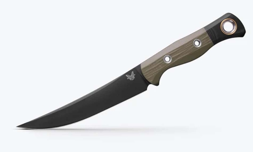 Benchmade 4050BK-01 Meatcrafter 6.14” CPM-154 Stainless Steel Blade, OD Black G10 Knife - 4050BK-01