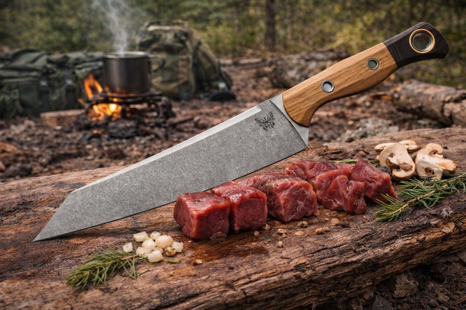 Benchmade 4070-02 Wildcoast 6.83" CPM-154 Stainless Steel Maple Valley Richlite with Black G10 Bolster Knife Benchmade 4070-02 Wildcoast 6.83" CPM-154 Stainless Steel Maple Valley Richlite with Black G10 Bolster Knife