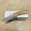 Rick Hinderer XM-18 3.5" SKINNY Magnacut Slicer Tri-Way Working Finish Coyote G10 Flipper Knife