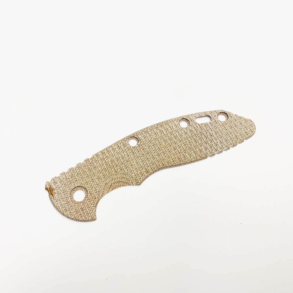 Rick Hinderer XM-18 3.5" SKINNY Textured Micarta Natural Rick Hinderer XM-18 3.5" SKINNY Textured Micarta Natural