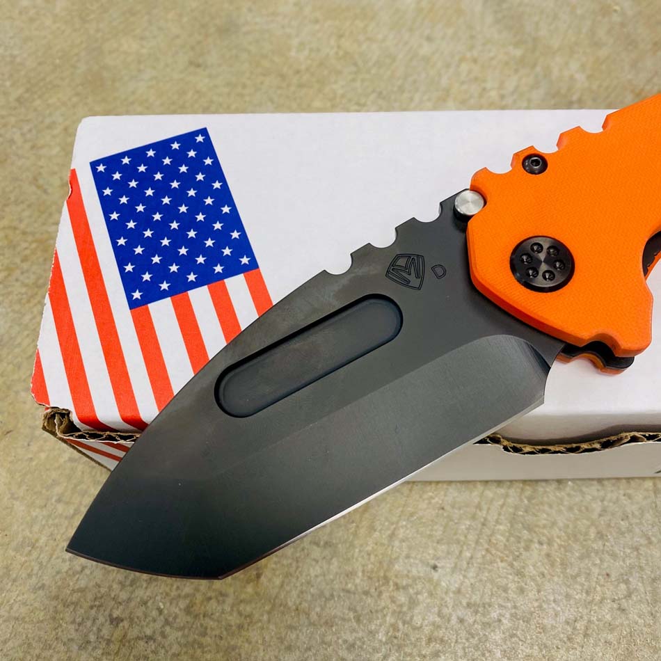 Medford Praetorian Scout M/P D2 Tanto PVD Blade G10 Hi-Vis Orange Handles Knife Serial 212-628 - MKT Praetorian Scout Orange 212-628