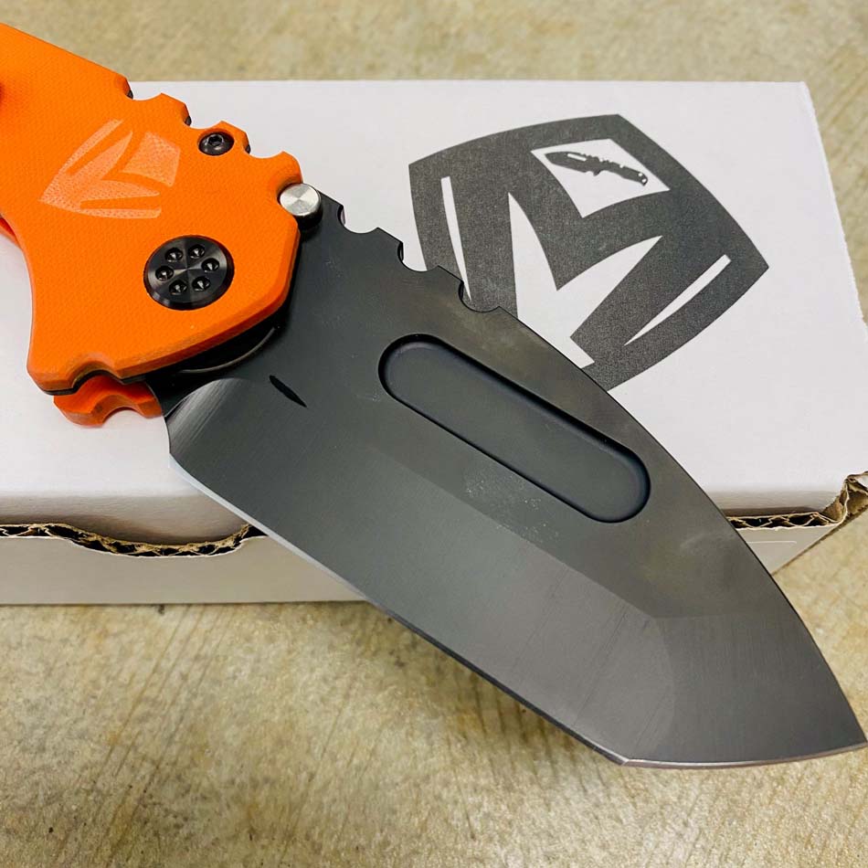 Medford Praetorian Scout M/P D2 Tanto PVD Blade G10 Hi-Vis Orange Handles Knife Serial 212-628 - MKT Praetorian Scout Orange 212-628