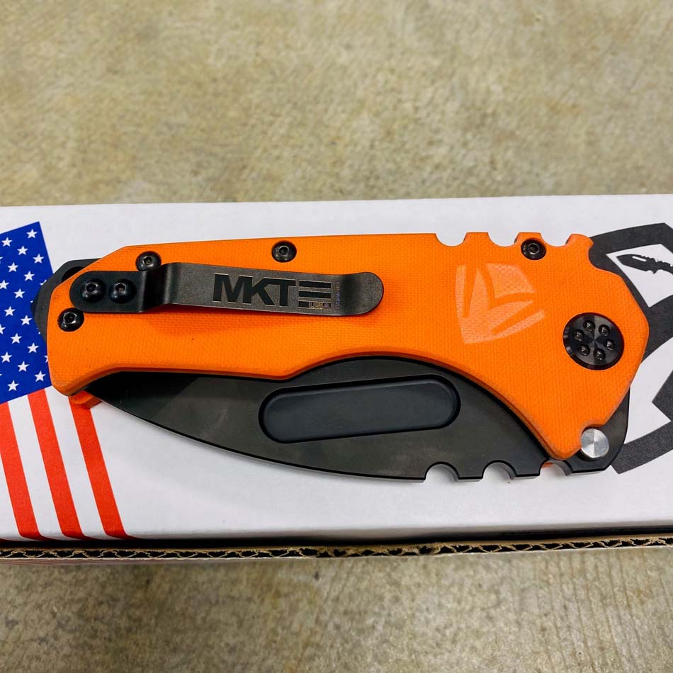 Medford Praetorian Scout M/P D2 Tanto PVD Blade G10 Hi-Vis Orange Handles Knife Serial 212-628 - MKT Praetorian Scout Orange 212-628
