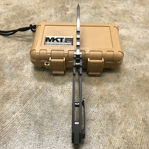 Medford Praetorian T S35VN 3.75" Drop Point Folding Terminator Style Knife Serial 001-002 - MK012STD-01TM-TSCS-BM Serial 001-002