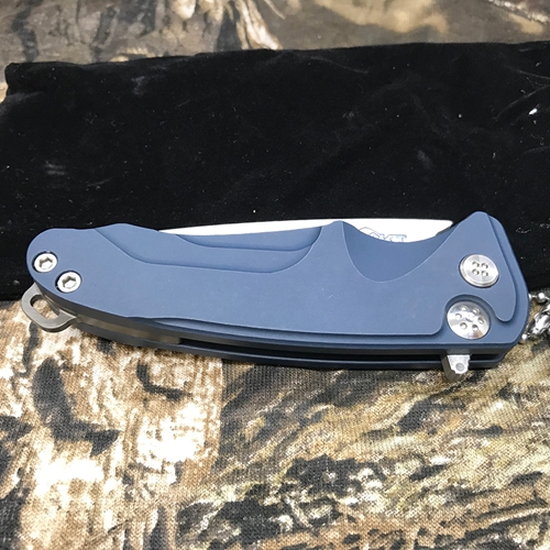 Medford Smooth Criminal Blue S35VN Blade 3" Folding Knife Serial 98-027 - MK039STQ-44AU-SSCS-BN 98-027