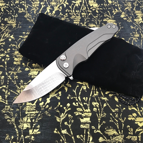Medford Smooth Criminal Gun Metal Gray S35VN Blade 3" Folding Knife Serial 95-018