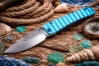 Medford Slim Midi S45VN Tumbled 3.25" Drop Point Aquamarine Gator Belly Knife Serial 306-239 Medford Slim Midi S45VN Tumbled 3.25" Drop Point Aquamarine Gator Belly Knife Serial 306-239