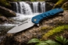 Medford Praetorian Swift FL Flipper 3.75" Tumbled Drop Point Tumbled Blade Blue Handle, Tumbled Spring Knife Serial 303-593 Medford Praetorian Swift FL Flipper 3.75" Tumbled Drop Point Tumbled Blade Blue Handle, Tumbled Spring Knife Serial 303-593