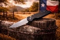 PROTECH TR-3 SW Clip Point 3.5" Auto Black Handle with Grooves Bead Blasted Hardware Stonewash Blade Knife  PROTECH TR-3 SW Clip Point 3.5" Auto Black Handle with Grooves Bead Blasted Hardware Stonewash Blade Knife 