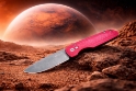 Protech VERO1211-AW Red Linen, Vero Synapse Design, 3.5" Acid Washed Magnacut Blade, Red Linen Micarta with Black Aluminum Handles Auto Knife  Protech VERO1211-AW Red Linen, Vero Synapse Design, 3.5" Acid Washed Magnacut Blade, Red Linen Micarta with Black Aluminum Handles Auto Knife 